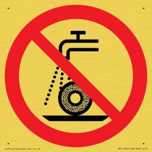 Prohibition: Do not use for wet grinding